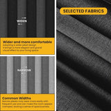AJAZZ 100% Blackout Room Divider Curtains - with Flexible Ceiling Curtain Track, Noise Reduce Barrier for Portable Curtain for Sliding Glass Door/Space Room Divider r(Black, W180 x L96, 1 Pack) AJAZZ