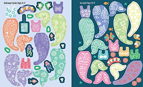 My Sticker Dress-Up: Mermaids: Reusable Sticker Activity Book for Endless Creative Play! WoodArtSupply