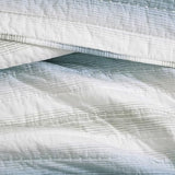 Tommy Bahama - Queen Size Quilt Set, 100% Soft Cotton & Coastal Inspired Bedding for Year Round Comfort, 3 Piece Bed Set with Matching Pillowcases (Prima Island Stripe Blue) Tommy Bahama