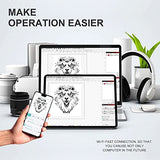 Longer RAY5 5000mW Laser Engraver is an economical Machine Suitable for Beginners, App Offline Control, DIY Engraver Tool for Metal/Glass/Wood, Engraving Area of 15.7"x15.7", Laser Class ii Longer