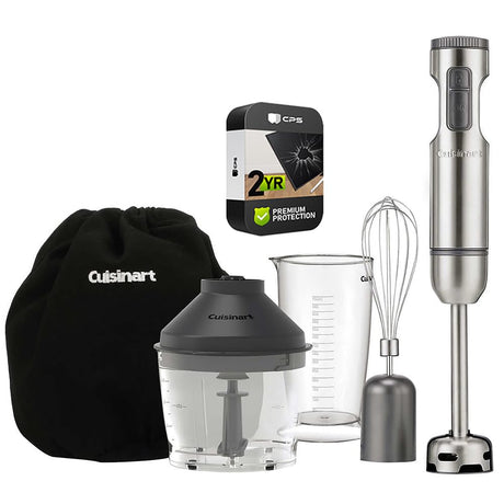Cuisinart HB-900PC Immersion Hand Blender with Storage Bag Bundle with 2 YR CPS Enhanced Protection Pack Cuisinart