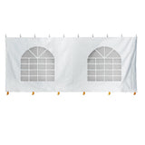 TentandTable Standard Cathedral Tent Sidewall, 9-Foot by 20-Foot, Waterproof Sidewalls for Commercial Party & Canopy Tents, UV Resistant & Removable, 14oz Translucent Vinyl, Tent Not Included TentandTable