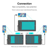 XPPen Updated Deco 01 V3 Drawing Tablet-16384 Levels of Pressure Battery-Free Stylus, 10x6 Inch OSU Graphic Tablet, 8 Hotkeys for Digital Art, Teaching, Gaming Drawing Pad for Chrome, PC, Mac, Android XP-PEN