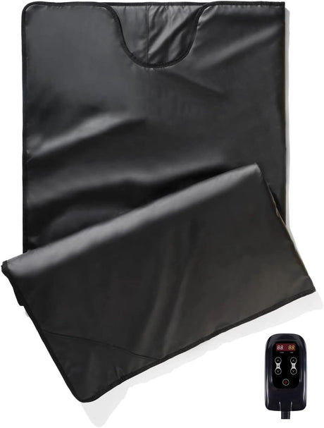 MYEYPEL Sauna Blanket for Detoxification,2025 Upgraded Portable Far Infrared Sauna Blanket for Home,Remote Control Sauna,86-158℉,20-60Minutes Timer,6 ftx3 ft MYEYPEL