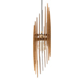 STALACTITE Wood Pendant Light | Mid Century Modern Chandelier | Hanging Lamp | Wood Chandelier Lighting | Modern Light Fixture | Modern Pendant Light DEZAART