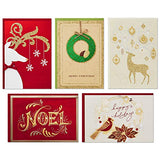 Hallmark Boxed Handmade Christmas Cards Assortment (Set of 24 Special Holiday Greeting Cards and Envelopes) (1XPX5156) Hallmark