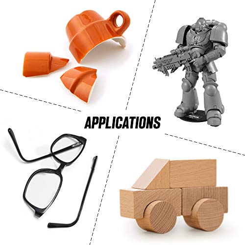 Professional Grade Cyanoacrylate (CA) Super Glue by GLUE MASTERS - 56 Grams - Thick Viscosity Adhesive for Plastic, Wood & DIY Crafts GLUE MASTERS