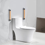 SELEWARE 12'' Barn Door Pull Handle Wood Handle w/Metal Brackets for Fence Gate Barn Door Closet Sliding Door Sheds Indoor Handrail Trays, Comfy & Long Last Using SELEWARE