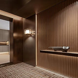 Art3d Slat Wall Panels, WPC Soundproof 3D Wall Paneling for Interior Wall Decor, TV Background, 8-Pack 96 x 6 in. Teak Art3d