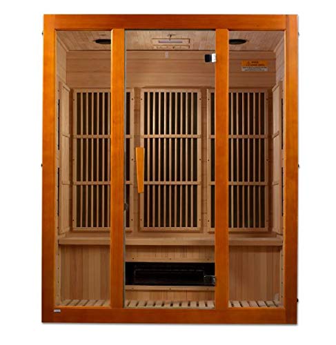 Maxxus Alpine Dual Techology 3 Person Low EMF FAR Infrared Sauna Canadian Hemlock Maxxus Sauna