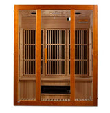 Maxxus Alpine Dual Techology 3 Person Low EMF FAR Infrared Sauna Canadian Hemlock Maxxus Sauna
