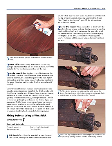 Ultimate Guide to Furniture Refinishing & Repair, 2nd Revised Edition: Restore, Rebuild, and Renew Wooden Furniture (Creative Homeowner) Over 500 Step-by-Step Instructions, Photos, & Detailed Drawings Fox Chapel Publishing