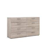 Tvilum 8 Drawer Double Dresser,Truffle Tvilum