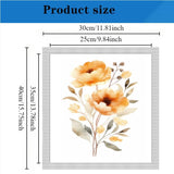 COGNOO Full Drill Diamond Art Kits,gem Art for Adults,Christmas in The Style of Earthy Naturalism,White Background,Storybook Illustration,11.8x15.7 inch COGNOO