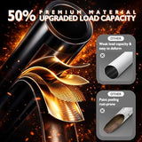 Gonnrly Room Divider Tension Rod No Drilling, Adjustable 72-200" W x 43-120" H Room Divider Curtain Rod, Black gonnrly