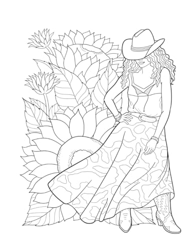 Creative Haven Country Western Charm Coloring Book (Adult Coloring Books: In The Country)