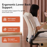 LEAGOO Ergonomic Executive Office Chair, Mid Back Comfy Desk Chairs with 3D Padded Flip-up Arms, Faux Leather Computer Rolling Chair with Wheels for Home, Adjustable Height, 300lbs, Beige LEAGOO