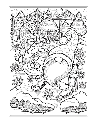 Creative Haven Gnome Sweet Gnome Coloring Book (Adult Coloring Books: Fantasy) Dover Publications