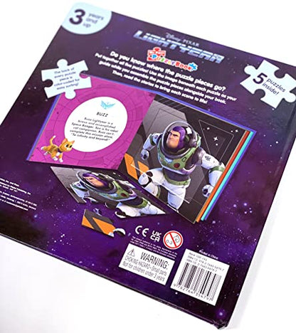 Disney / Pixar Lightyear My First Puzzle Book - Jigsaw Puzzles for kids, 10-page board book, 5 puzzles to enjoy