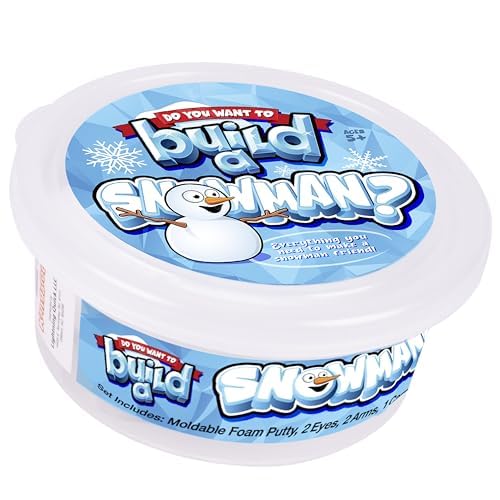 Kangaroo Build a Snowman Kit 3Pk, Do You Want To Build a Snowman, Melting Snowman Putty Kit, Make Snowman Kit, Kids Stocking Stuffers, Toddlers Stocking Stuffers, Snowman Clay Craft Kit, Snowman Craft Kangaroo