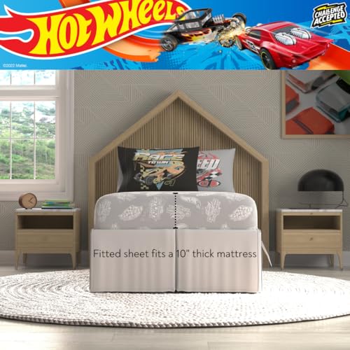 Hot Wheels Kids Bedding Super Soft Comforter and Sheet Set with Sham, 5 Piece Twin Size, (Officially Licensed Product) by Franco Franco