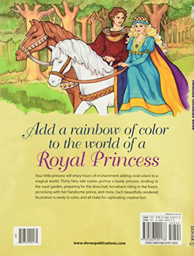 Princess Coloring Book (Dover Coloring Books) Dover Publications