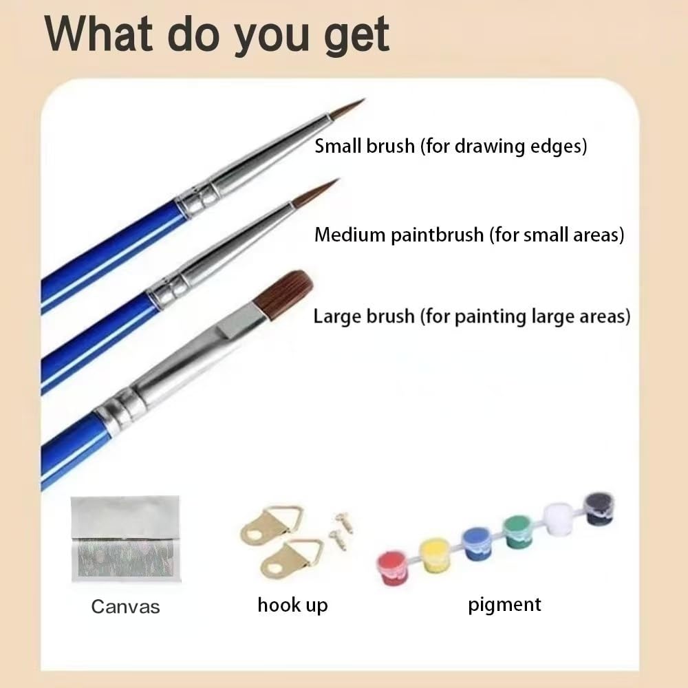 HULDFRDA Paint by Numbers Kit for Adults Octopus Paint by Numbers Kit Octopus Adult Paint by Number Kits on Canvas Octopus Paint-by-Number DIY Painting by Number Crafts for Wall Decor, 16 x20 Inch HULDFRDA