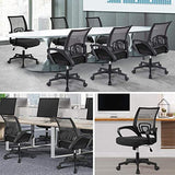 NiamVelo Mesh Office Chair Ergonomic Desk Chair Adjustable Computer Chair Comfortable Seat & Back Support Task Rolling Swivel Chair with 360 ° Quiet Casters & Armrest NiamVelo