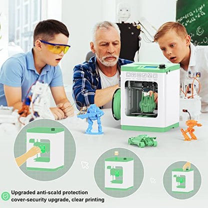 Tina2S 3D Printer with WiFi Cloud Printing, Fully Assembled and Mini 3D Printer for Beginners and Kids with Auto Leveling, High Precision Printer with Smart Control and Heated Spring Steel Bu - WoodArtSupply