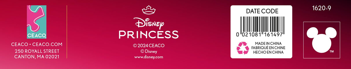 Ceaco - Disney - Princess Trio - Glitter Puzzle - 100 Piece Jigsaw Puzzle Ceaco