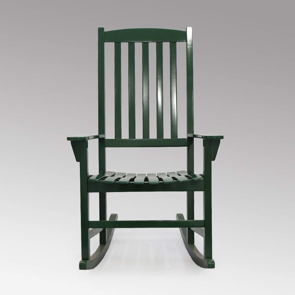 Cambridge Casual Solid Wood Bentley Porch Rocking Chair, Hunter Green Cambridge Casual