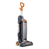 Hoover Commercial HushTone Upright Vacuum Cleaner, 15 inches with Intellibelt, for Carpet and Hard Floors, CH54115, Gray Hoover