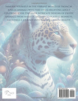 Jungle Animals - An Exotic Adult Coloring Book WoodArtSupply