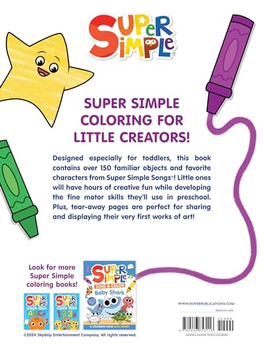 My First Super Simple™ Coloring Book (Super Simple Kids Coloring Books) WoodArtSupply