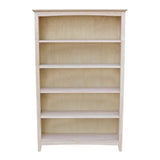 International Concepts Shaker Bookcase - 60 in H International Concepts