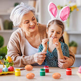 6 PCS Fake Eggs Easter Eggs for Craft Nest Eggs Brown Wooden Eggs for Laying Chickens YunKo