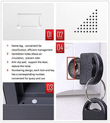 MAYROY Metal Locker Office Storage Locker Home Steel Locker School Storage Organizer, Storage Cabinet for Kids Students Employee (Gray, W6D) MAYROY