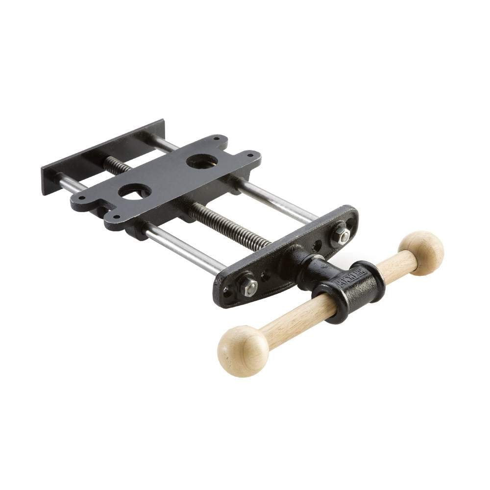 Rockler Quick Release Front Vise – 9” Woodworking Vise Dual Guide Rods Eliminate Racking – Easy to Operate Wood Vise for Home, Studios, Teaching Equipment - Bench Vise Woodworking - WoodArtSupply