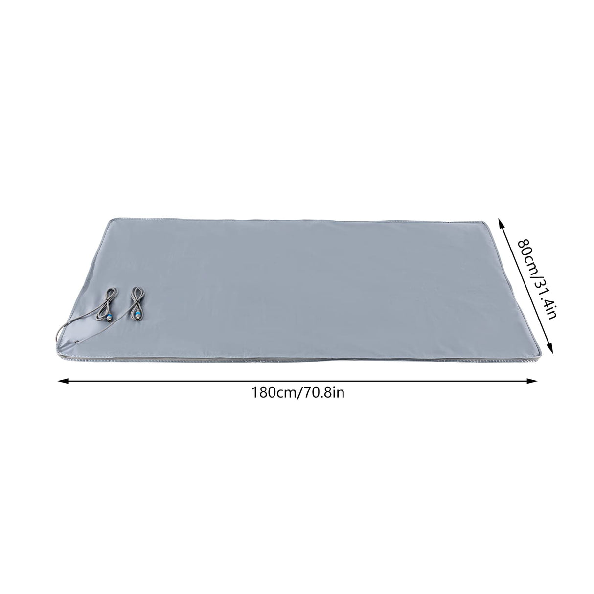 LIAPDG 110V Sauna Blanket, Infrared Sauna Blanket Portable Sauna Bag Body Shaper Blanket in Beauty Salons, Spas, Relaxation Rooms 35-80℃/ 95-176℉ 15-60 Minutes with 63 Inches Power Cord 650W LIAPDG