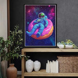 VAIIEYO Diamond Art Kits for Adults Astronaut, Diamond Painting Astronaut, Diamond Art Round Full Drill Crystal Rhinestone Diamonds Gem Art for Home Wall Decoration Gift 12X16 Inch-421 VAIIEYO