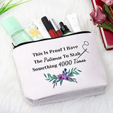 GJTIM Cross Stitch Gift Cross Stitch Project Bag This Is Proof I Have The Patience To Stab Something 4000 Times Sewing Project Bag (Stab Sth. 4000 Times)
