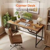 Mericonia Computer Desk 48 X 24 inch, Gaming Desk for Small Spaces, Modern Simple Style Table for Home Office, Study Student Writing Table Mericonia