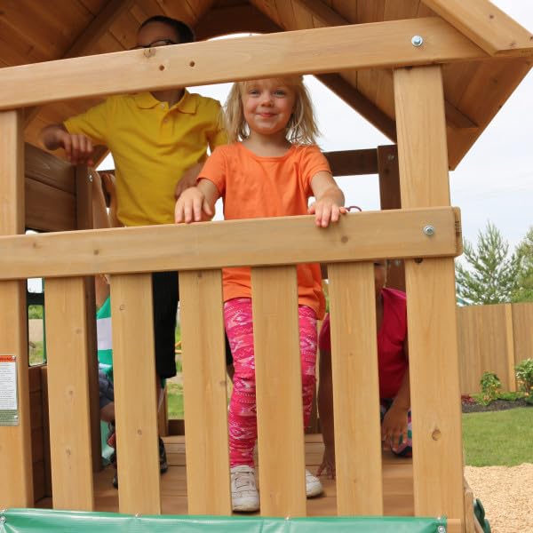 KidKraft Windale Fort Swing Set - WoodArtSupply