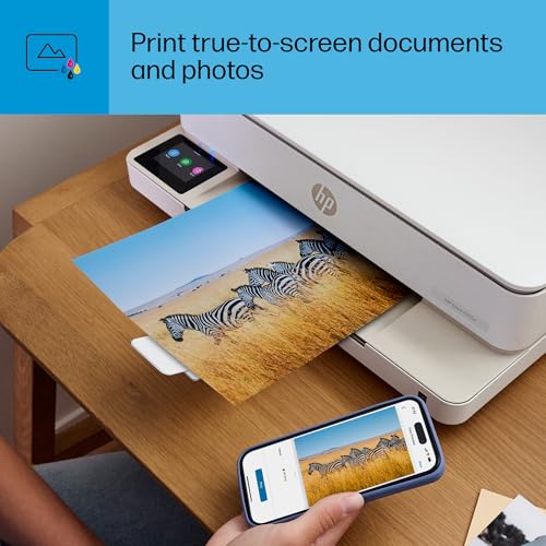 HP Envy 6155e Wireless All-in-One Color Inkjet Printer, Print, scan, Copy, Duplex Printing Best-for-Home, 3 Months of Instant Ink Included (714L5A) HP