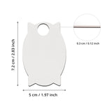 CraftPanel 30 PCS Sublimation Ornaments Blanks Bulk Hardboard Waist Drum 1.97"x2.87",MDF Christmas Sublimation Blank Ornaments for Heat Press Transfer CraftPanel