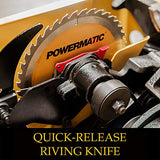 Powermatic 10-Inch Table Saw, Extension Table, 50-Inch Rip, 5 HP, 1Ph 230V (Model PM2000B) Powermatic