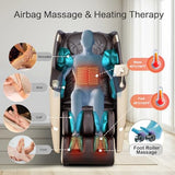 iBooMas Massage Chair, 2026 SL-Track Zero Gravity Shiatu Massage Chairs Full Body and Recliner, 12 Modes, Body Scan, APP, Foot Rollers, Heat, Airbags, Bluetooth, Thai Stretch(Brown) iBooMas