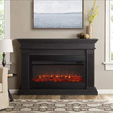 Real Flame Beau 59" Landscape Electric Fireplace with Mantel for Living Room or Bedroom, Replaceable Fireplace Insert Heater, Realistic Log and Flame Effect, Remote Control, Timer Real Flame