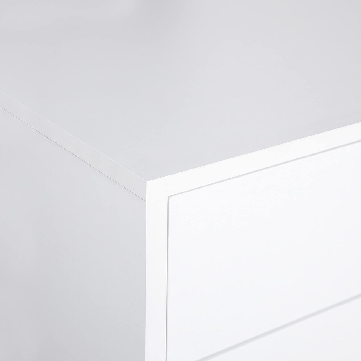 Naomi Home Bianca 9 Drawer Chest, Wood Storage Dresser Cabinet, Large Storage Organizer Makeup Drawer for Closet, Bedroom, 200 lbs Total Capacity - White Naomi Home