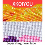 XKOIYOU Cool Dog with Sunglasses Diamond Painting Kits,5D Diamond Painting Diamond Art,Round Full Drill Diamond Art Kits Diamond Dots Crafts for Home Decor Gift 12x16inch XKOIYOU
